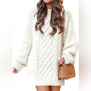 Off-White Sweater Dress